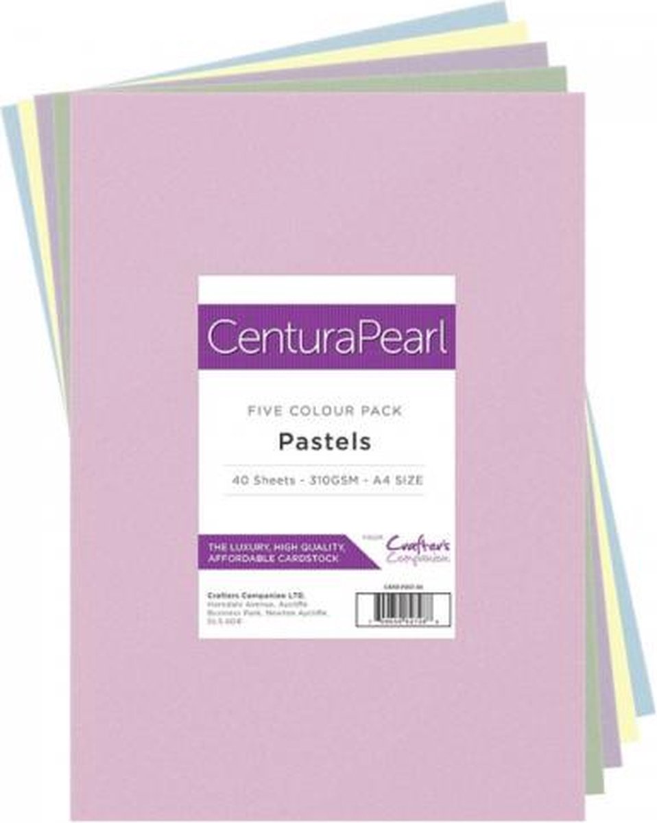 Crafters Companion Centura Pearl (40 vel) - Pastels